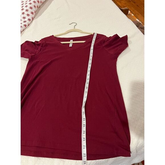 Zenana Outfitters Garnet V-neck Top - Picture 7 of 7
